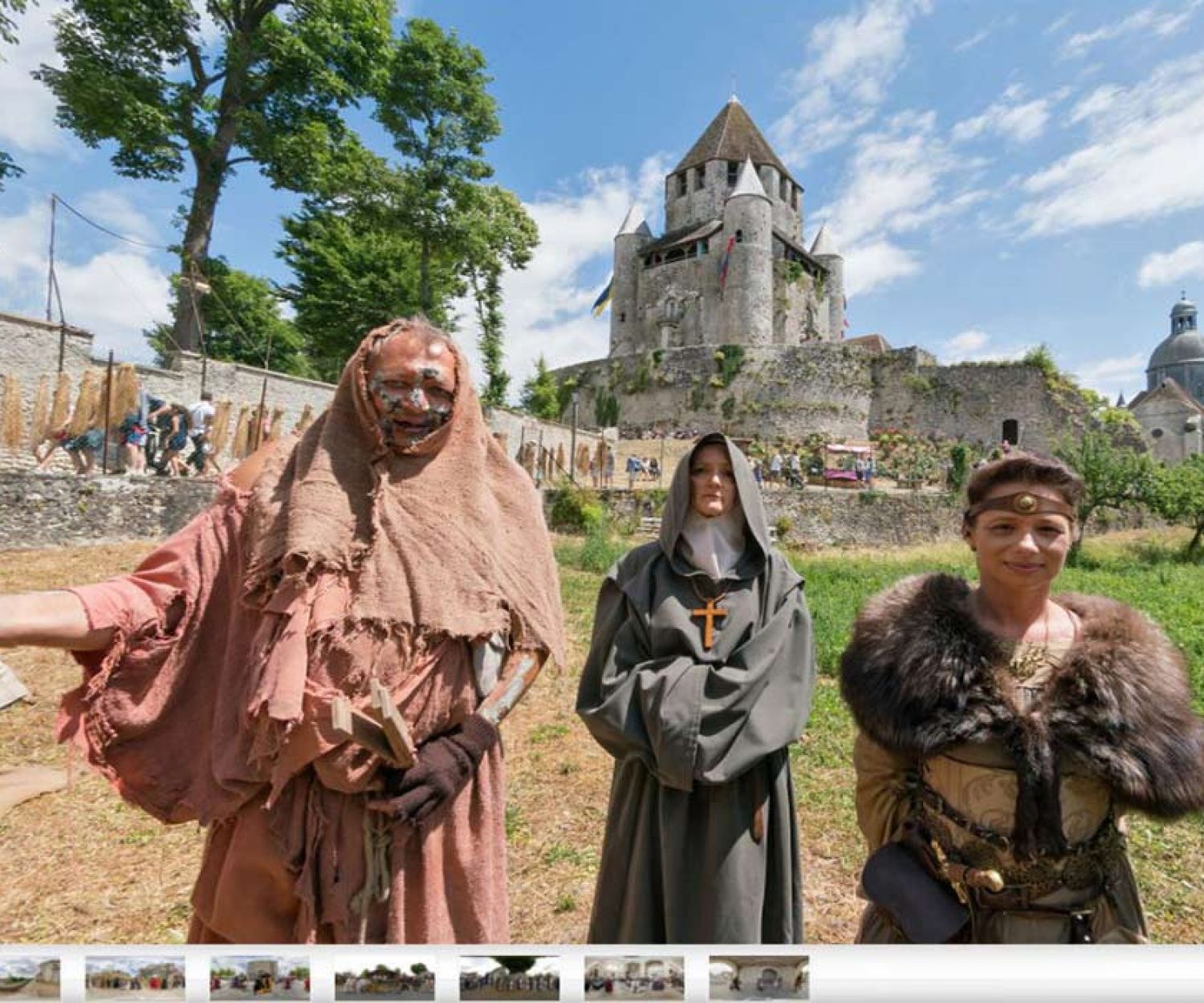 La fête médiéval de province, France -2017