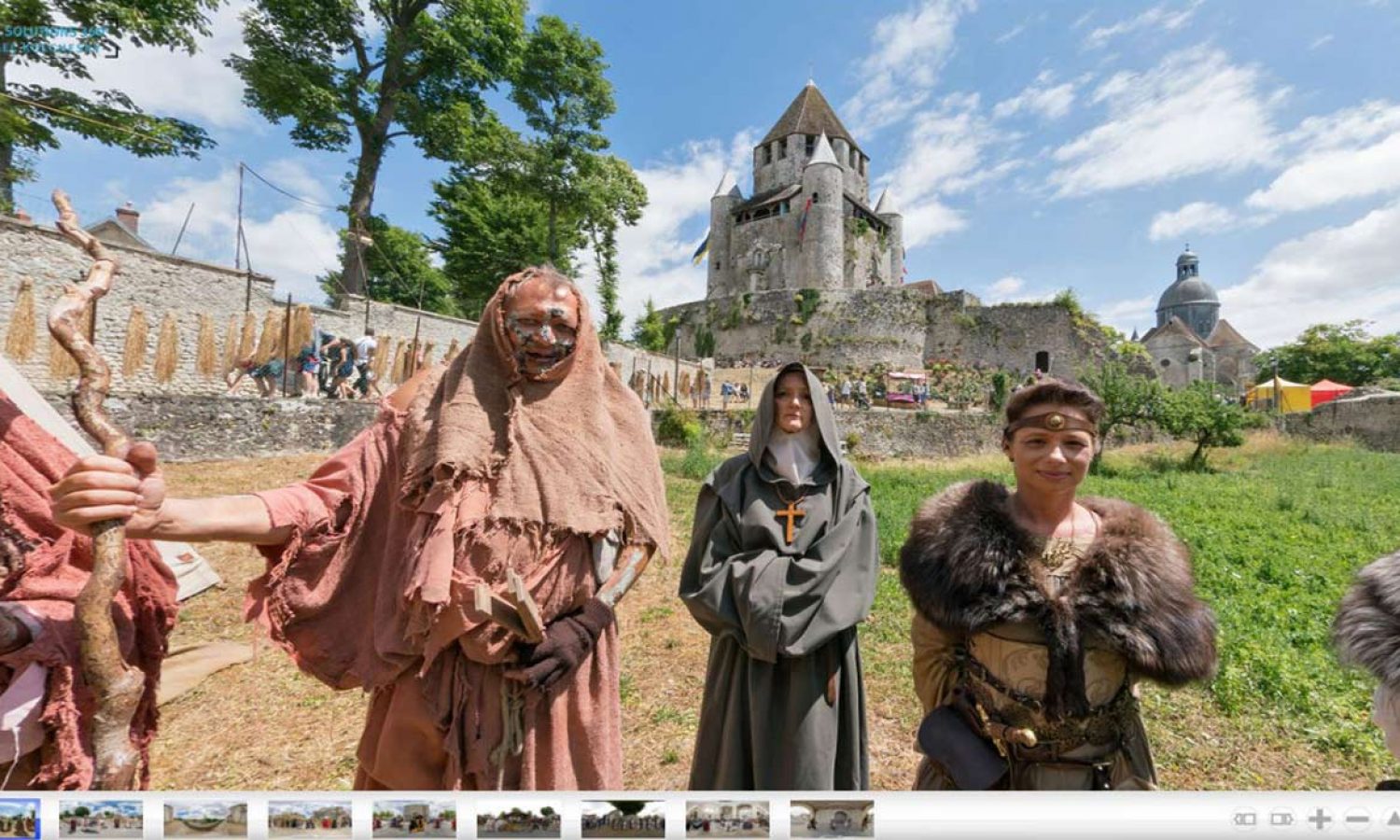 La fête médiéval de province, France -2017