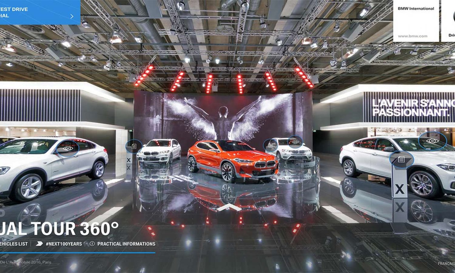 Paris Automobile car exhibition, France 2016