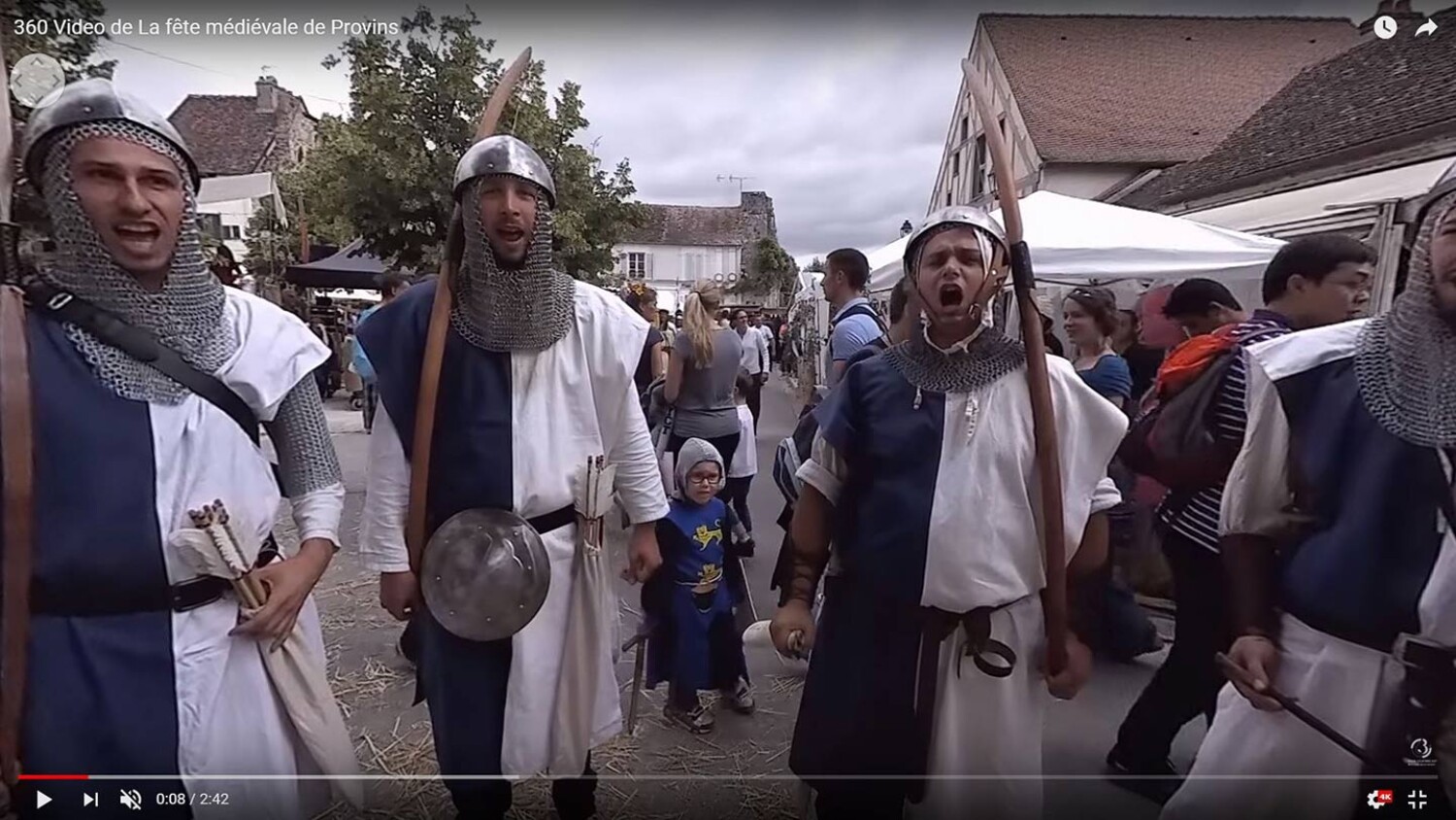 La fête médiévale de Provins en 360°, France 2017