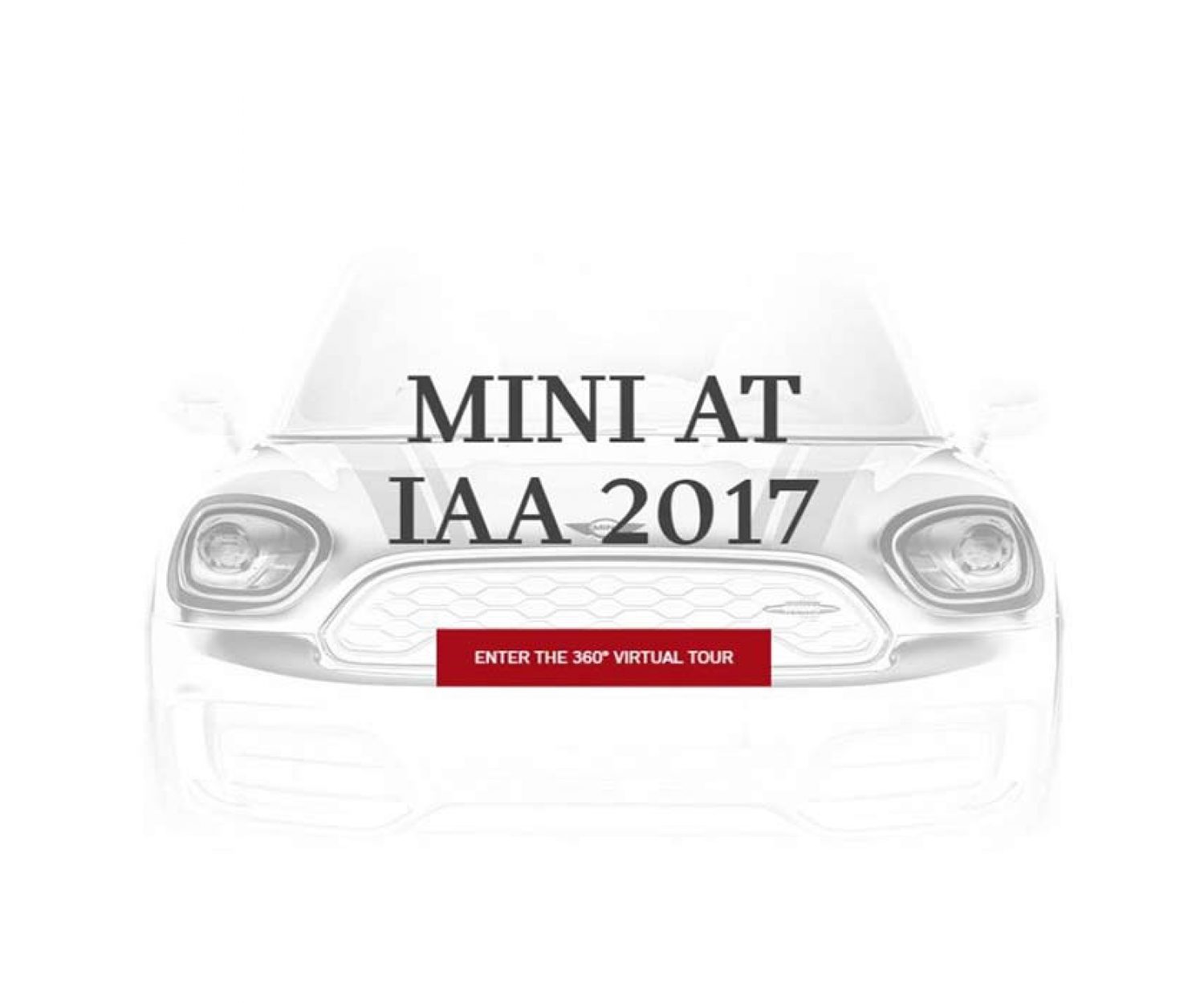 MINI stand at IAA car show international exhibition, Frankfurt -2017