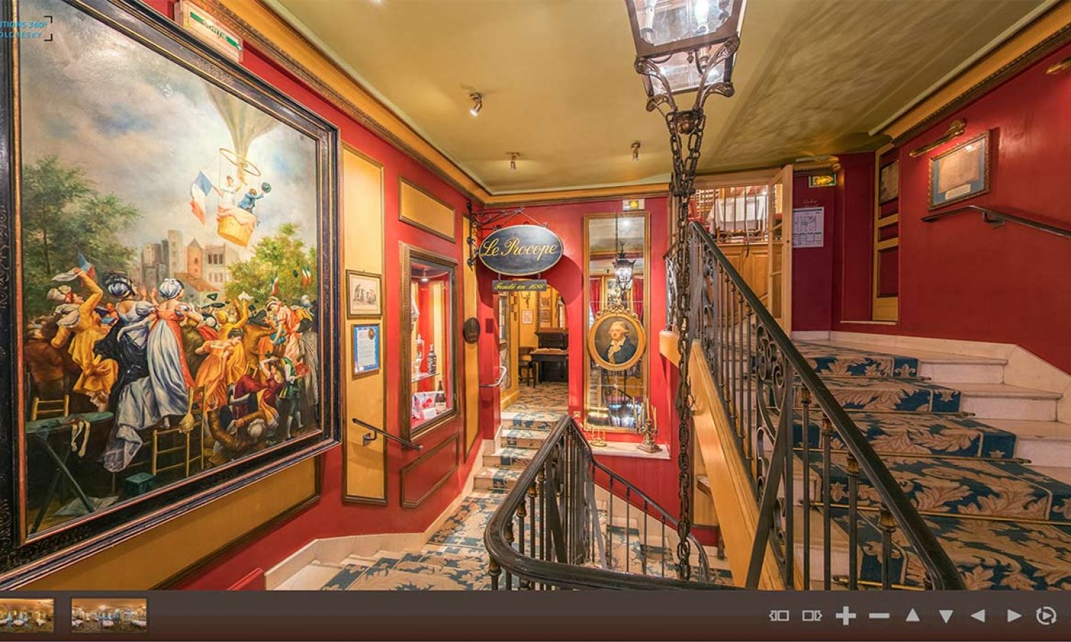 Procope restaurant, Paris, France - 2016