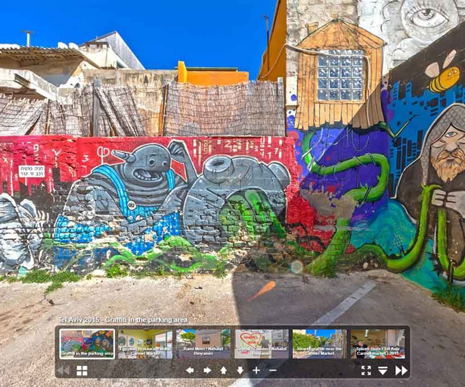 Street Art Graffiti at Tel Aviv 2015, Israel