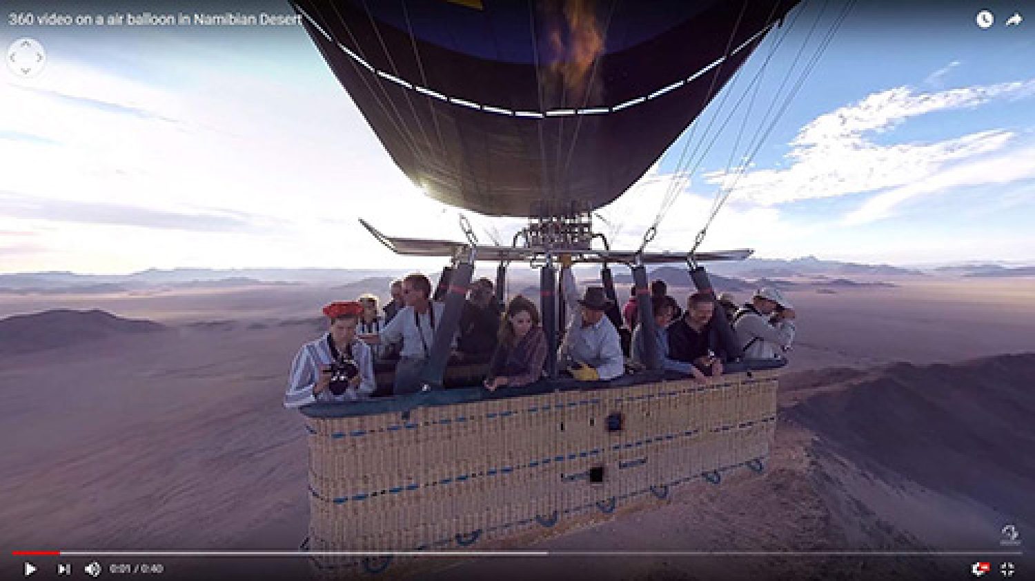 Namibia Desert on Air Balloon - 2015