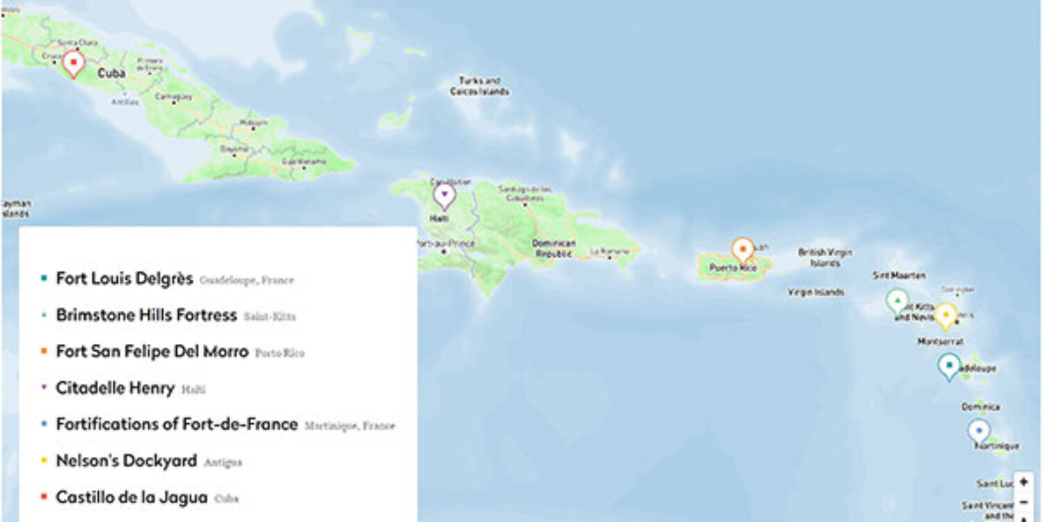 CARIFORTS offers a unique way to discover the natural and cultural heritage of the network’s forts and fortifications, thanks to virtual tours and 360° panoramas.