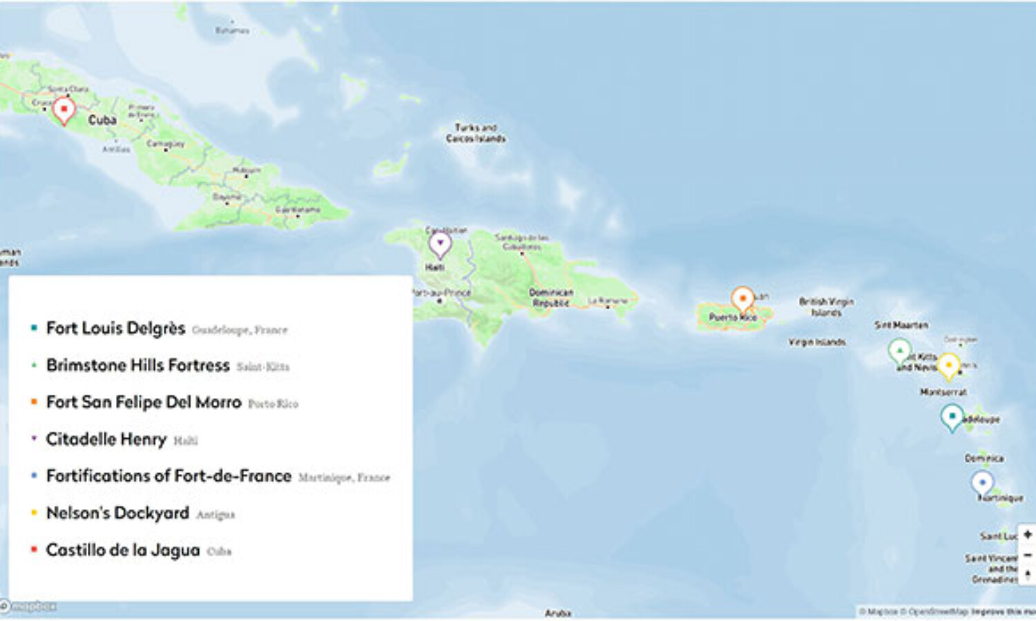 CARIFORTS offers a unique way to discover the natural and cultural heritage of the network’s forts and fortifications, thanks to virtual tours and 360° panoramas.